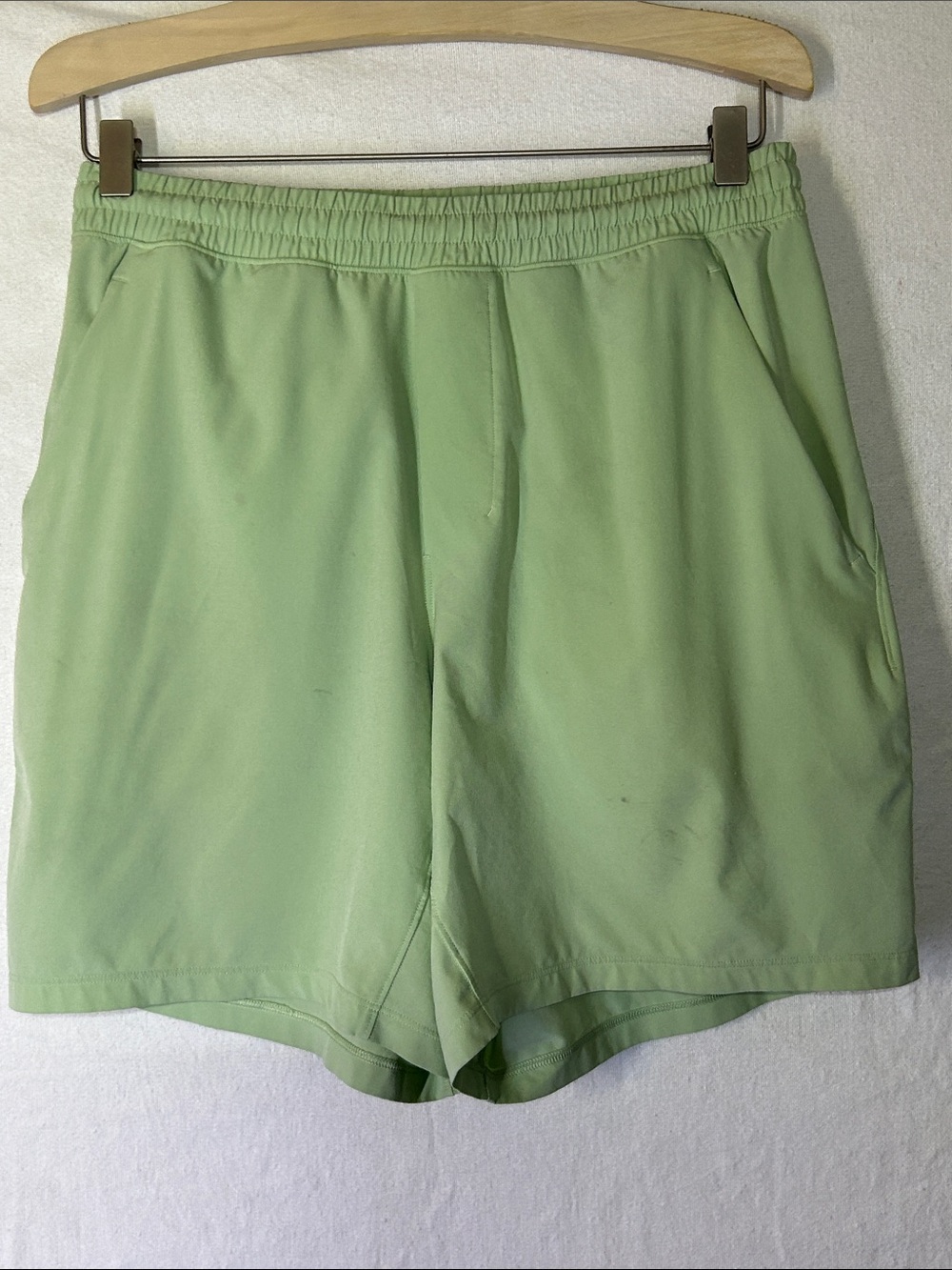 lululemon athletica Men's Mint Green Performance Shorts